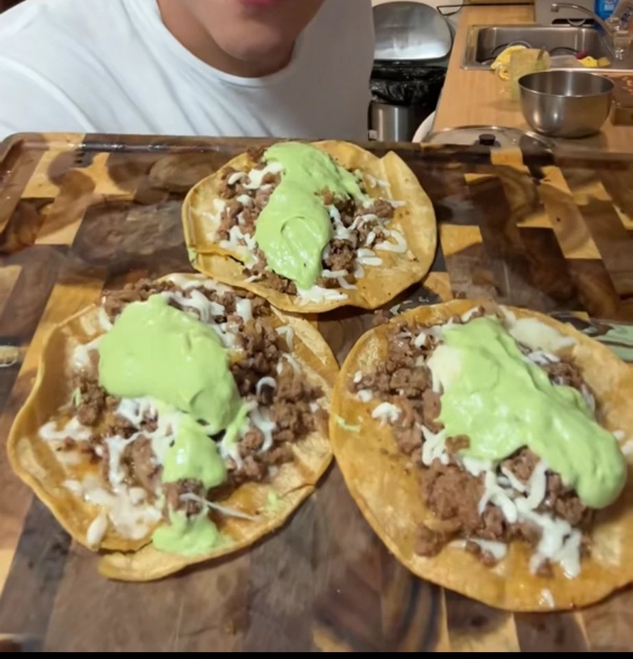 Taco Tuesday Beef Tacos with Avocado Cream